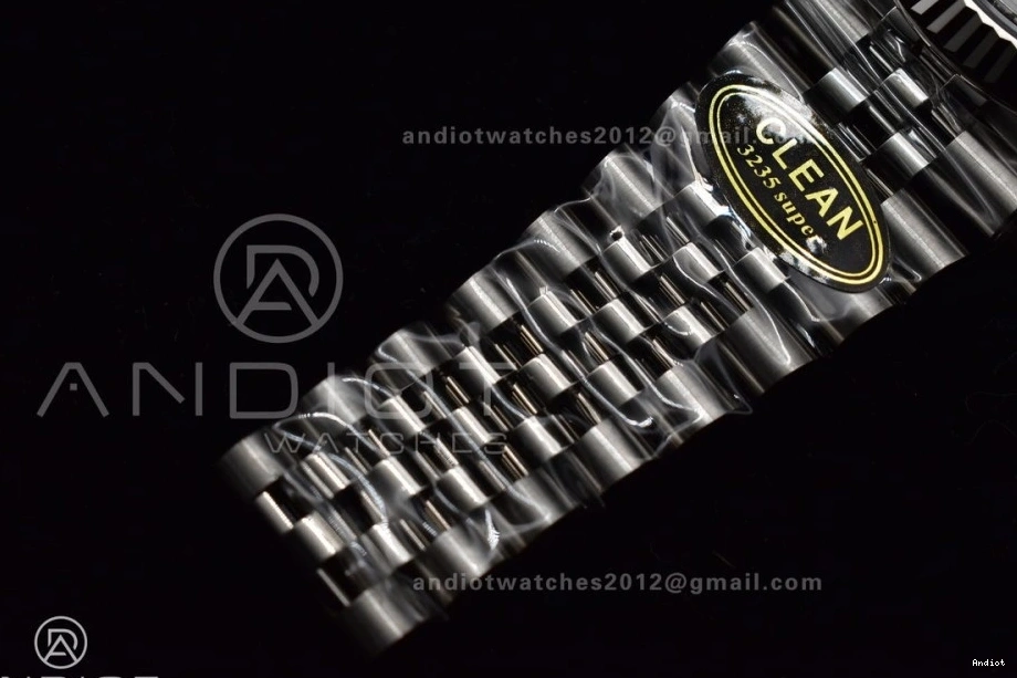 1:1 Jubilee DateJust Steel SS Clean On 41 Best Edition Diamonds VR3235 Blue Dial 904L 126334 Bracelet 0504